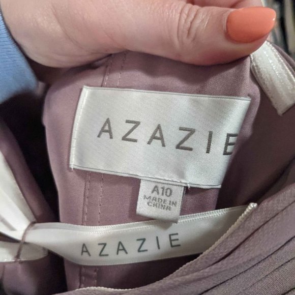 Azazie Jada Dress Size 10 Dusk - Picture 3 of 4